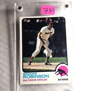 1973 Topps Baseball Card Brooks Robinson Baltimore Orioles No 90